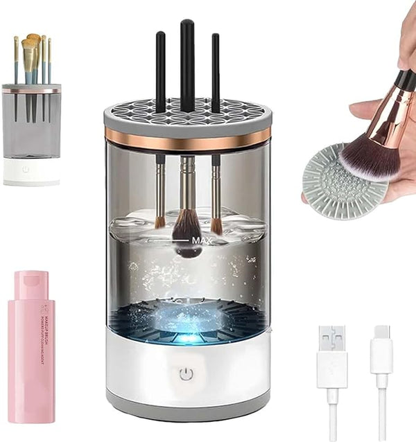 Limpiador de brochas de maquillaje