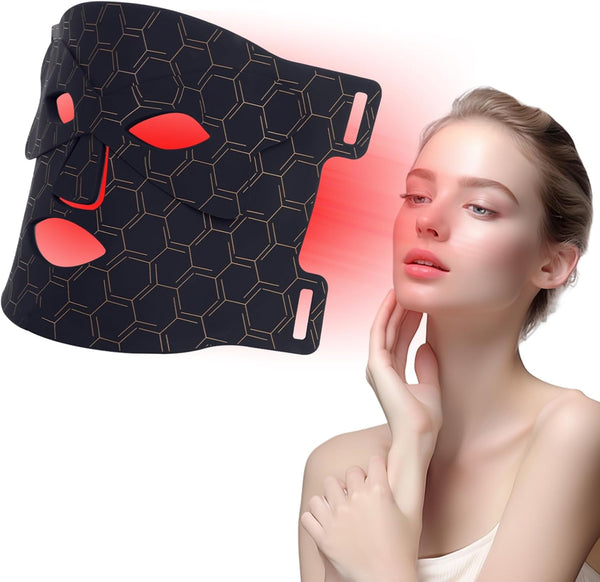 Máscara facial LED de luz roja